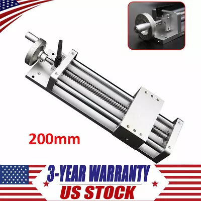 Manual Sliding Table X/Y/Z Axis Linear Rail Stage CNC SFU1605 L=200mm Strokes • $95.88