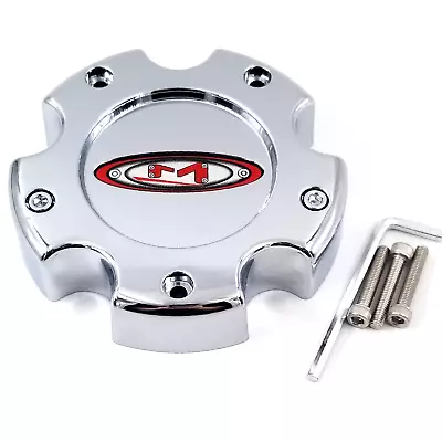 Moto Logo Chrome 5 Lug Bolt On MO955 MO956 Wheel Center Cap PN: 845L1451 • $22