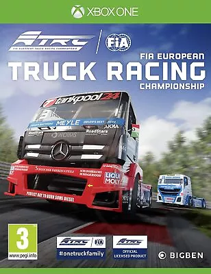 FIA European Truck Racing Championship Xbox One EXCELLENT Condition LORRY GAME • £35.06