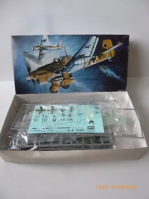 Junkers JU87B-2 Stuka Plastic Model Kit Hasegawa 1/48 Scale Boxed • £20