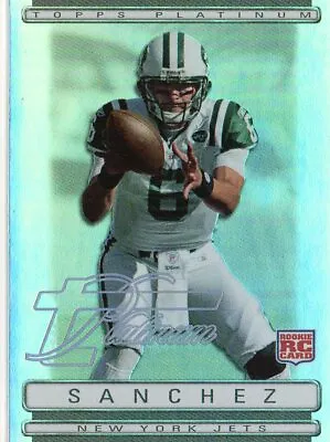 2009 Topps Platinum Rookie Platinum Refractors 1549 Jets Card #133 Mark Sanchez • $1.49