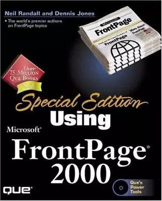 Special Edition Using Microsoft Frontpage 2000 Randall NeilJones Dennis 978 • $13