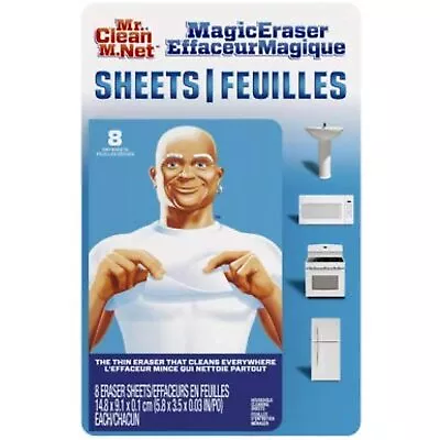 Mr. Clean 24376040 Mr Clean Magic Eraser Sheets Original 1-Pack (90618) • $8.95