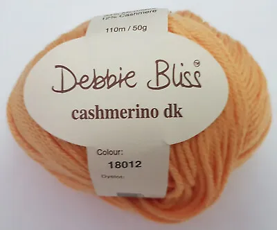 4 X Balls Debbie Bliss Cashmerino DK 4 Ply 50 Gr Colour Dark Yellow 18012 D/L 9 • $30