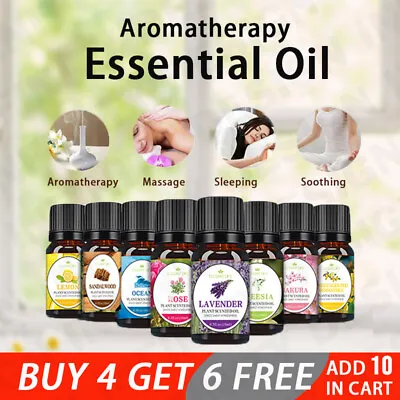 $8.85 • Buy 10ml Essential Oil 100% Pure & Natural Aromatherapy Diffuser Fragrance Oils AU