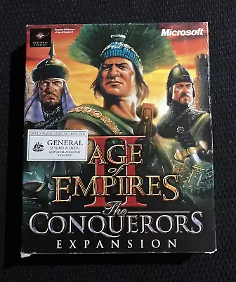 Age Of Empires II 2: The Conquerors Expansion - RARE Big Box Oz Release PC Game • $68.90