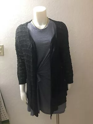 Mossimo Womens Cardigan Black Size Medium • $5.99