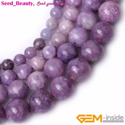 Natural Lepidolite Chinese Tourmaline Gemstone Charm Beads For Jewely Making 15  • $5.93