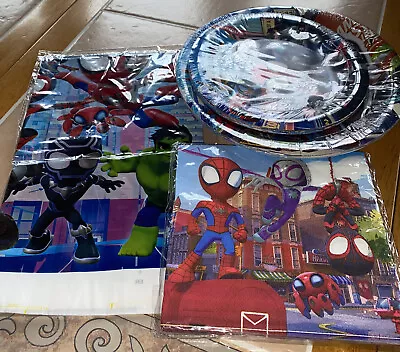 $6 • Buy Spiderman Birthday Party Pack New