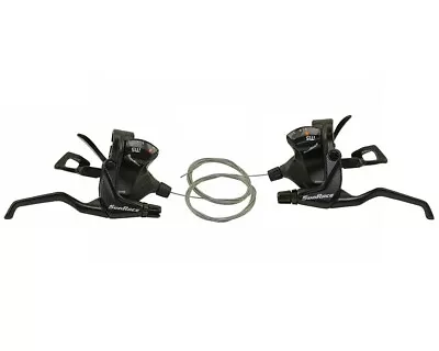 New! Sun Race Bicycle V Brake Trigger Shifter R&l 3x8 Speed Stm-503. • $46