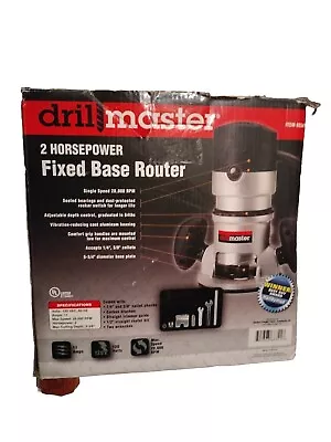 DRILL MASTER 2 HP ROUTER 1/4 In 3/8 In. • $50