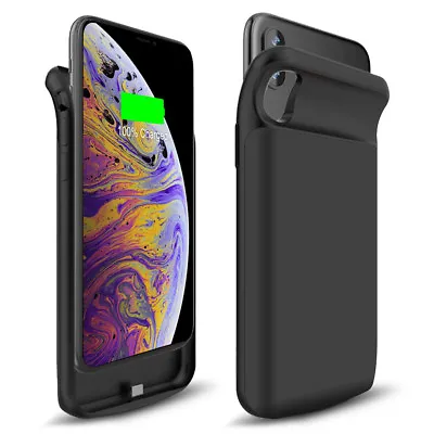$64.59 • Buy For IPhone 11 XS Max XR Shockproof Slim Battery Pack Case Power Bank 6000mAh AU