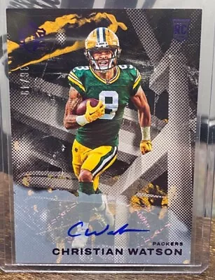 Christian Watson RC Green Bay Packers Rookie Autograph Gridiron King /49 • $29.99