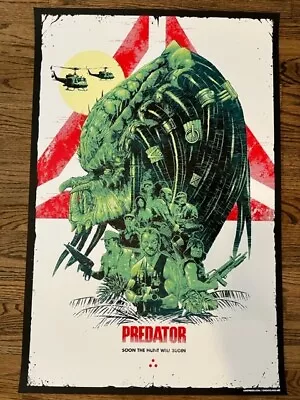 Predator Luke Preece Green Variant Print Poster Mondo X/75 • $199.99