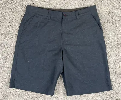 ONEILL Shorts Mens Size 38 Bermuda Chino Relaxed Fit Flat Front Blue • $12