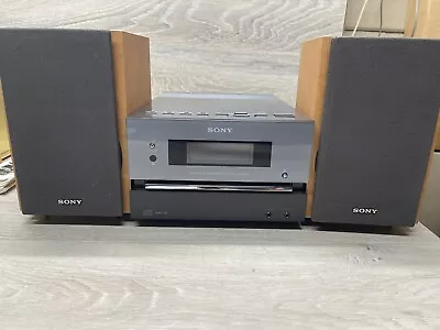 Sony HCD-CBX1 Micro Stereo System CD/AM/FM/MP3 Radio & 35W Upgraded Speakers!! • $79