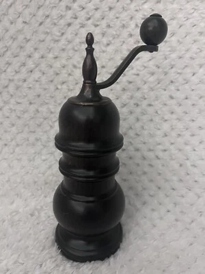 $45 • Buy Zassenhaus Handheld Wooden Pepper Grinder Mill Made In Germany Keramik Dark