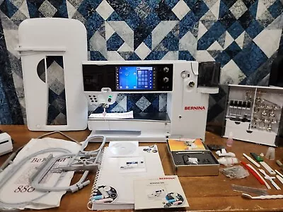 Bernina 880 Sewing/Quilting/Embroidery Machine! Professionally Serviced! • $305