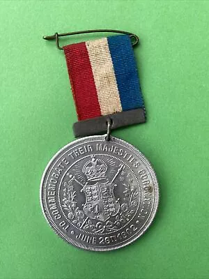 King George & Queen Mary Edward Alexandra Coronation Medal 1902 • £6.99