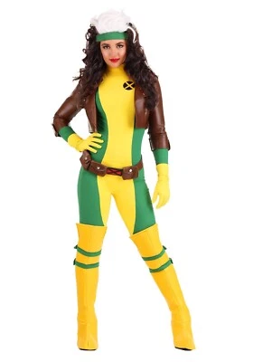 $91.99 • Buy Women's Premium X-Men Rogue Superhero Marvel Costume SIZE XL (with Defect)
