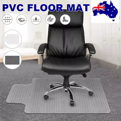 1/2x Chair Mat Carpet Floor Protectors PVC Home Office Room Computer Work Mats • $27.70