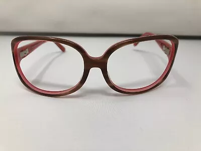 Maui Jim Sunglasses Frames RAINBOW FALLS 63-16-125 Brown Pink MJ 225-12 Japan FE • $28