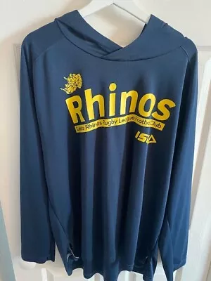 £27.99 • Buy Leeds Rhinos Hoodie Navy 4XL Excellent Condition