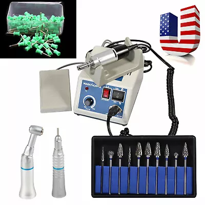 Dental Marathon Lab Electric Micromotor 35K RPM / Slow Handpiece Drill Burs Cups • $7.59