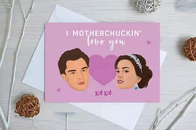 £3 • Buy Chuck And Blair Birthday Card | Chuck Bass Anniversary Card | Gossip Girl Card
