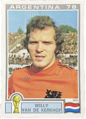 Panini World Cup Story Argentina 78 - # 122 - WILLY VAN DE KERKHOF - Netherlands • £2.99