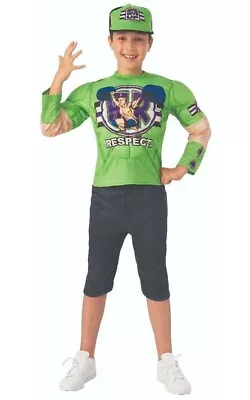 Licensed John Cena Wwe Deluxe Child Boys Wrestling Fancy Dress Halloween Costume • $66.65