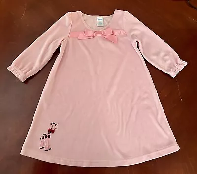 Gymboree Toddler Girls Size 2T Pink Velvet Feel Dress Glamour Giraffe  EUC! • $5