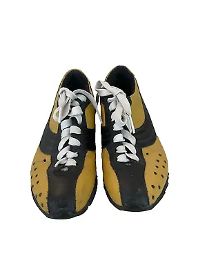 Dolce & Gabbana D&G Made In Italy Men's YELLOW&BLACK Sneakers Comfort Shoes 37 • $150