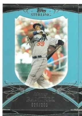 2010 Topps Sterling Manny Ramirez Base #'ed 025/250 • $9.99