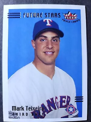 Mark Teixeira Rookie - 2002 Fleer Triple Crown - Texas Rangers • $1.50