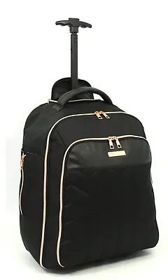 Laptop Wheeled Backpack Rucksack  Trolley Cabin Travel Camping Bag Trolley • £21.99