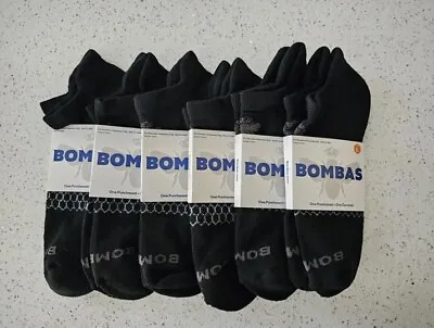 Bombas Socks Unisex Ankle Size Large (Men's 9-13 Women's 10.5-13) 6 Pairs • $23