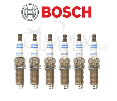 6 Bosch Iridium Spark Plugs For 2008-2010 VOLVO XC70 L6-3.2L 2012 LAND ROVER LR2 • $39.95