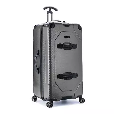 Traveler's Choice Maxporter 30  Hardside Spinner Trunk Luggage Expandable Gray • $335.07