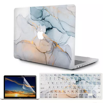 £4.79 • Buy 3in1 Marble Hard Case Cover Keyboard Skin For MacBook Air 11 13 14 15 16 #912