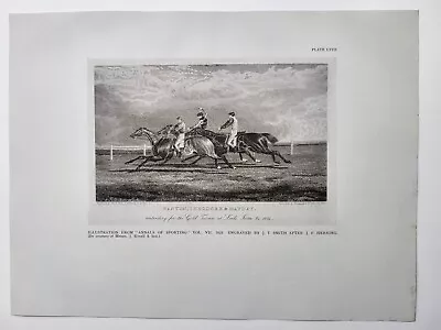 Old Antique Vintage Print 1924 Annals Of Sporting 1825 Horse Racing • £10.50