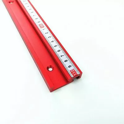 45 Type T Track With Scale Aluminium Alloy T-Tracks Slot Miter Track 400MM Red • $25.79