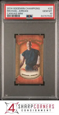 2014 Goodwin Champions Canvas Mini #23 Michael Jordan Pop 2 Psa 10 X3859495-599 • $69.99