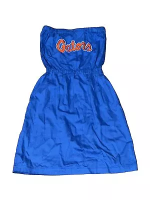 UF University Of Florida Gators Halter Game Day Tailgate Blue Dress • $28.99