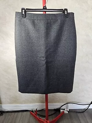 J Crew Dark Gray Wool No. 2 Pencil Skirt. Size 6 • $18