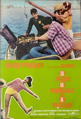 EASY COME EASY GO ELVIS PRESLEY Italian Fotobusta Movie Poster 5 SCUBA 1967 • $125