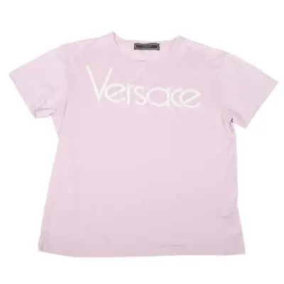 Vintage Versace WOMENS Embroiderted Spell Out T-Shirt  - L • $74.99
