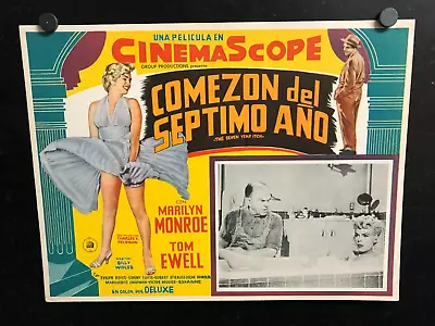 Vintage THE SEVEN YEAR ITCH Spanish Lobby Card C ~ Marilyn Monroe • $75