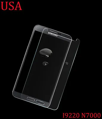 Tempered Glass Protective Screen Protector Film Samsung Galaxy Note I9220 N7000 • $6.98