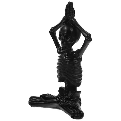  Cool Skeleton Figurines Black Spiritual Statues Decorations • £13.99